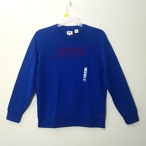 Levi's Men's Sweatshirt Pullover Royal Blue